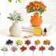 thumbnail image 1 of Lekihaqq Artificial Silk Pansy Flowers Fake Floral Bouquet Uv Resistant Faux Outdoor Wedding Home Centerpiece Décor Party Decor, 1 of 6