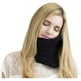 thumbnail image 2 of Pillows - Ultra Soft Travel Pillow Provides Scientifically Proven Neck Support - Machine Washable - Black, 2 of 5