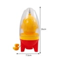 thumbnail image 3 of Extractor De Huevos Batidor de yema de huevo Batidor dorado Huevos Mezclador giratorio Batidora extractora (Rojo), 3 of 5