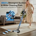 thumbnail image 3 of INSE 45kPa Cordless Vacuum Cleaner with Brushless Motor, 6 in 1 Stick Vacuum Lightweight for Hard Floor Carpet Pet Hair, S7P Blue, 3 of 15