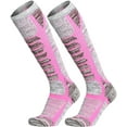 thumbnail image 1 of Ski Socks 2 Pairs Pack for Skiing, Snowboarding Performance Socks, 1 of 4