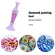 thumbnail image 3 of Maceta 5D Diamante Pintura Punto Taladro Manualidades DIY (con Taladro Púrpura), 3 of 8