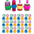 thumbnail image 4 of 2025 Latest Model 48Pcs Silicone Thread Spools Saver Huggers Bobbin Holder, 4 of 5