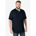 thumbnail image 4 of KingSize Men's Big & Tall Shrink-Less Lightweight Henley T-Shirt, 4 of 4