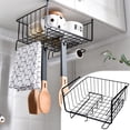 thumbnail image 1 of Naittoop Kitchen Rack Cabinet Under The Rack Wardrobe Storage Rack Sundries Storage Hanging Basket, 1 of 9