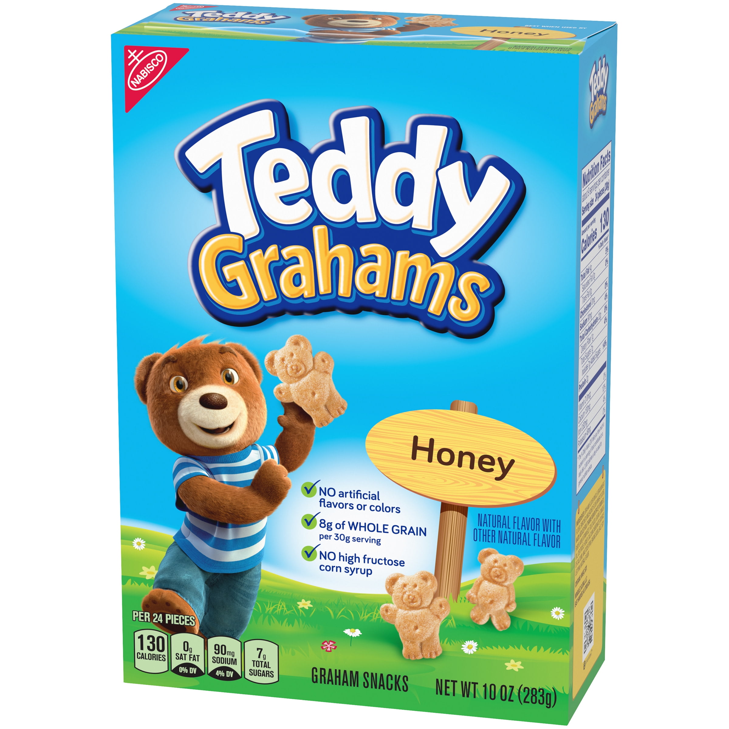 Teddy Grahams Honey Graham Snacks, 10 
