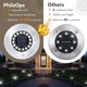 thumbnail image 3 of 16 LED Solar Outdoor Lights - 8 Pack Waterproof Garden Spotlights for Pathway, Terrace, Lawn, Compatible with Philips, 3 of 4