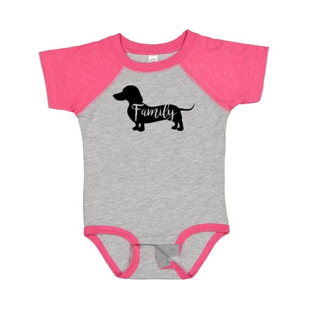 

Inktastic Family Dog- Short Haired Dachshund Gift Baby Boy or Baby Girl Bodysuit