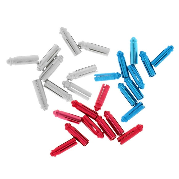 30 Protectores de de Dardos de Aluminio Anodizado de Colores /protectores Soledad Protectores de Vuelo