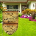 thumbnail image 3 of Wukai Coffee Vintage Print Garden Flag 12.5x18 Inch Double Sided Sun-resistant Rain-resistant, Wrinkle-resistant Colorfast(Only Flag), 3 of 7