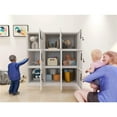 thumbnail image 6 of MECOLOR Full White Color 9 Door Metal Locker Cabinet Used for Gym Staff in Office School or Home, 6 of 12