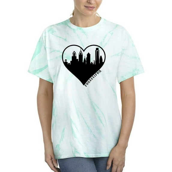I Love Philadelphia. Tie-Dye Cyclone Women -Smartprints Designs, Female Small