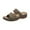 Brown, variant on Dpityserensio Women Shoes Solid Color Rhinestone Women's Low-heeled Sandals Fashion Flip Flop Orthopedic Sandals Brown 9.5(43)