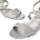 thumbnail image 4 of Sandalia DREAM PAIRS Jones Plata con Cuña Baja y Correa al Tobillo, 4 of 8