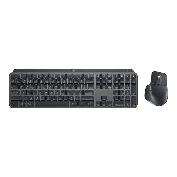 Restored Logitech MX Keys Combo for Business Gen 2 - Wireless Keyboard & Mouse, Logi Bolt, Bluetooth (Graphite) (Refurbished)