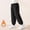 Black, variant on WQNVRNR Boys Girls Jogger Sweatpants Elastic Cuff Corduroy Elastic Waist Fall Fleece Lined Casual Pants with Pockets Black 11-12 Years