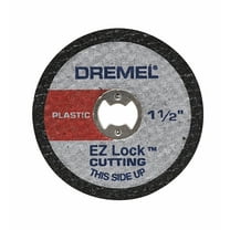 Dremel EZ476 EZ Lock 1-1/2 inch Cut-off Wheels for Plastic, 5-Pack