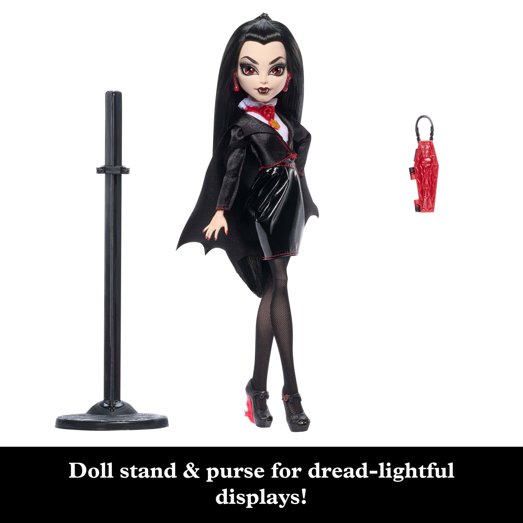 Monster High x Universal Monsters Dracula Collector Doll with Black Dress & Coffin Purse