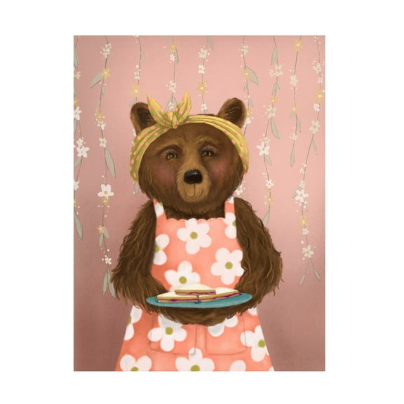 Canvas Wall Art - Christine Rotolo 'Animal Personality 3' Wall Art for Living Room, Bedroom, or Office Décor by Trademark Fine Art - 14 x 19 Inches