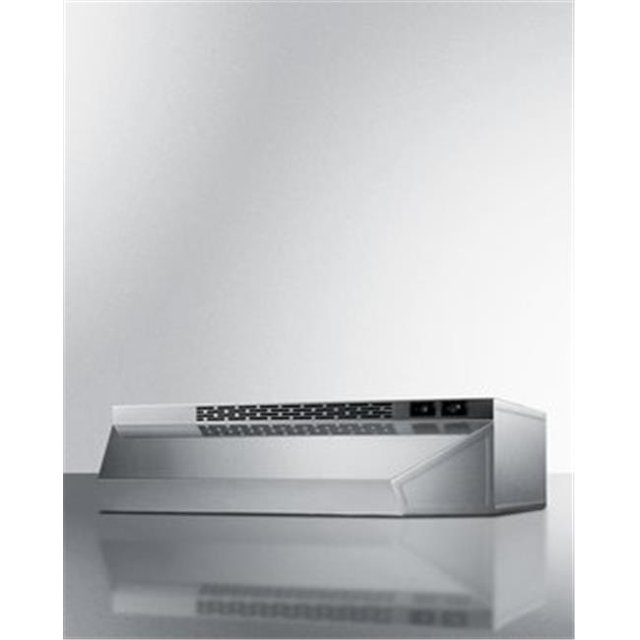 Summit Appareil H1620SS 20 Po Hotte de Cuisinière Convertible pour Conduit Ou Sans Conduit - Acier Inoxydable