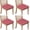 Red Christmas HO, variant on Red Christmas HO Seat Covers for Dining Room Chairs Set Of 4,Stretch Printed Washable Chair Seat Cover with Elastic Ties and Button,Removable Waterproof Couch Cushion Covers