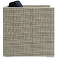 thumbnail image 3 of Modway Repose Outdoor Patio Armless Chair in Light Gray Navy, 3 of 4