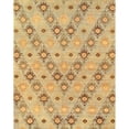 thumbnail image 2 of Pasargad Home Ikat 48" x 72" Hand-Knotted Lamb's Wool Area Rug in Blue/Brown, 2 of 2