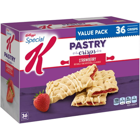 Kellogg's Special K Pastry Crisps Strawberry, 36 (Best Frozen Puff Pastry)