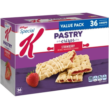 - Kellogg's Special K Pastry Crisps Strawberry, 36 ct