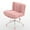 Pink, variant on S-HOME Metal Base Adjustable Desk Chair with W26.4 Inch Seat Width & Ergonomic Support Ideal for Multiple Settings, Cream