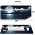 thumbnail image 2 of Full Moon on Sea Mouse Pad, Attractive Scenery Large Mouse Pads, Anti-Slip Rubber Base XXL Mouse Pad for Full Desk, 2 of 6