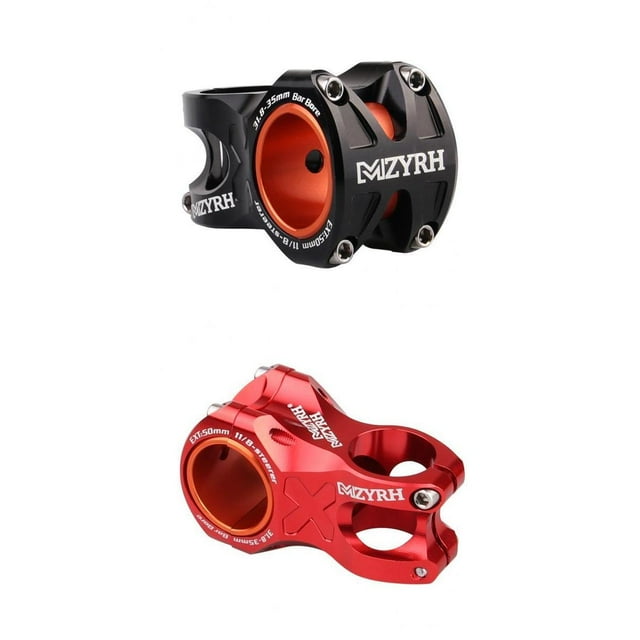 Vástago de bicicleta de montaña de 31.8 mm,vástago ultraligero de manillar de bicicleta MTB,reemplazo de vástago de bicicleta de 31.8 mm de 35 mm,vástago de manillar corto MTB BMX Fixie
