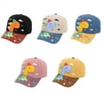 thumbnail image 7 of WIBACKER 2-5T Toddler Kids Cute 3D Dinosaur Baseball Cap Autumn Winter Corduroy Hat Outdoor Warm Casual Bonnet, 7 of 7