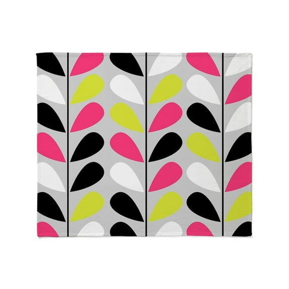 CafePress - Retro Pattern Throw Blanket - Soft Fleece Throw Blanket, 50"x60" for All Ages