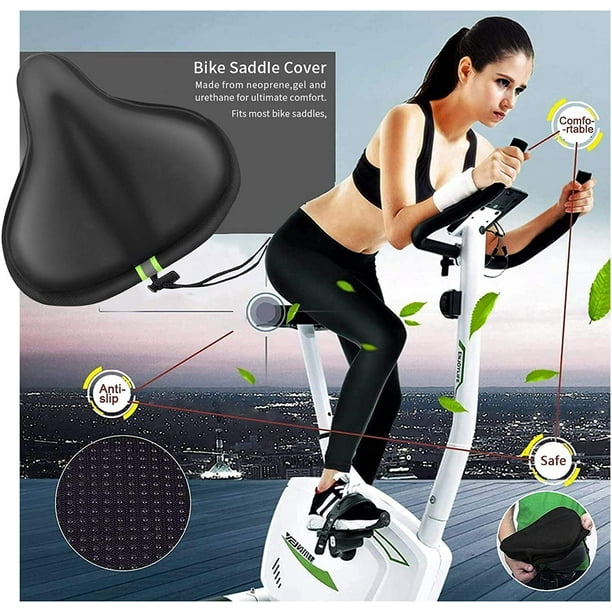 Padded seat covers for stationary bikes hotsell