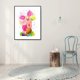 thumbnail image 2 of Cuadros Decorativos Diamante pintura 5D taladro redondo completo mosaico DIY flores cerdo Kit decoraciones de pared Ehuebsd Nuevos Originales, 2 of 8