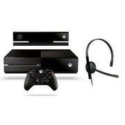 Angle View: Xbox One 500GB Gaming Console Bundle, Black (New Open Box)