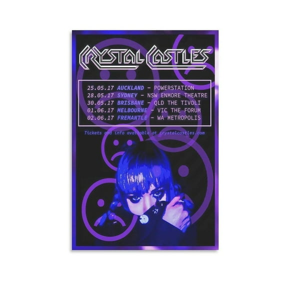 Crystal Castles Canvas Poster Mural Decor Printing Picture Painting Living Room Hallway Decor