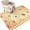 Tangerine,Crimson,Apricot,Buttercream, variant on Area Rugs 3'x5', Maple Leaves Fall Carpet Runner Indoor Outdoor Rugs Home Decor Aesthetic, Thanksgiving Farmhouse Orange Plaid Non Slip Mats Washable Accent Rug for Living Room Bedroom