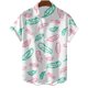 thumbnail image 3 of Camisetas con gráficos de plumas de pájaro para hombres, ropa con estampado 3D, camisas hawaianas de playa, camisetas de manga corta Y2k, ropa vintage, blusa con solapa, 3 of 5