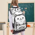 thumbnail image 7 of FORMRS Unisex School Backpack 17" Student Travel Bag with Laptop Compartment, Cute Chubby Cat, 7 of 7