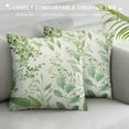 thumbnail image 3 of GOSMITH Sage Green Pillow Covers Spring Watercolor Eucalyptus Floral Pillowcase Leaf Print Throw Pillow Covers Soft Square Cushion for Home Couch Sofa Bedroom Livingroom, 3 of 5