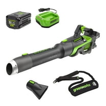Restored Greenworks 80V 800CFM Cordless Battery Leaf Blower with 4Ah Battery & Charger & Shoulder Strap(Refurbished)