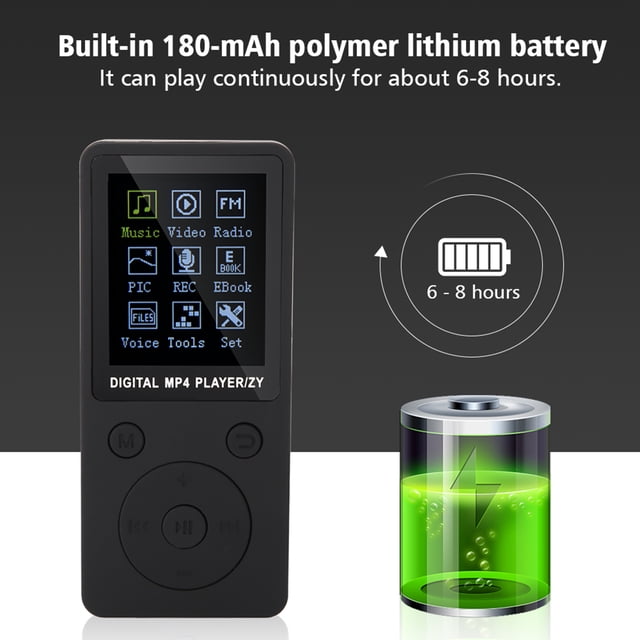 M Player,Portable Screen MP4 Music Mini M Player M Music Player Exquisite Design