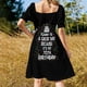 thumbnail image 5 of Vestido de manga corta con estampado completo moderno de mediados de siglo, vestidos de verano para mujer 2025, vestido para mujer, 5 of 7