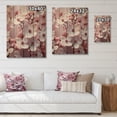 thumbnail image 4 of Designart "Dreaming in Pink with Dogwood" Floral & Botanical Print on Natural Pine Wood, 4 of 5