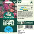 thumbnail image 2 of Mr Fothergill's Clarkia Mix Oh Sow Simple Flower Seed Easy to Grow, 2 of 2