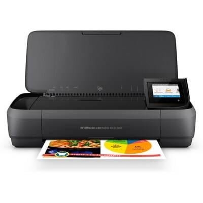 Multifuncional HP OfficeJet 250 Mobile(CZ992A) Velocidad de impresión A4: Con CA: hasta 10 ppm