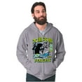 thumbnail image 5 of The Smurfs Cool Kanji Fearless Zip Up Hoodie Men's Women's Brisco Brands M, 5 of 6