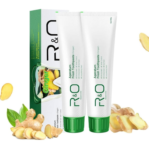 R&O Ginger Mint Fresh Toothpaste, 3.53 oz - A Miracle for Oral Hygiene, Maintains Fresh Breath, Relieves Oral Discomfort, Removes Dental Plaqu(2)